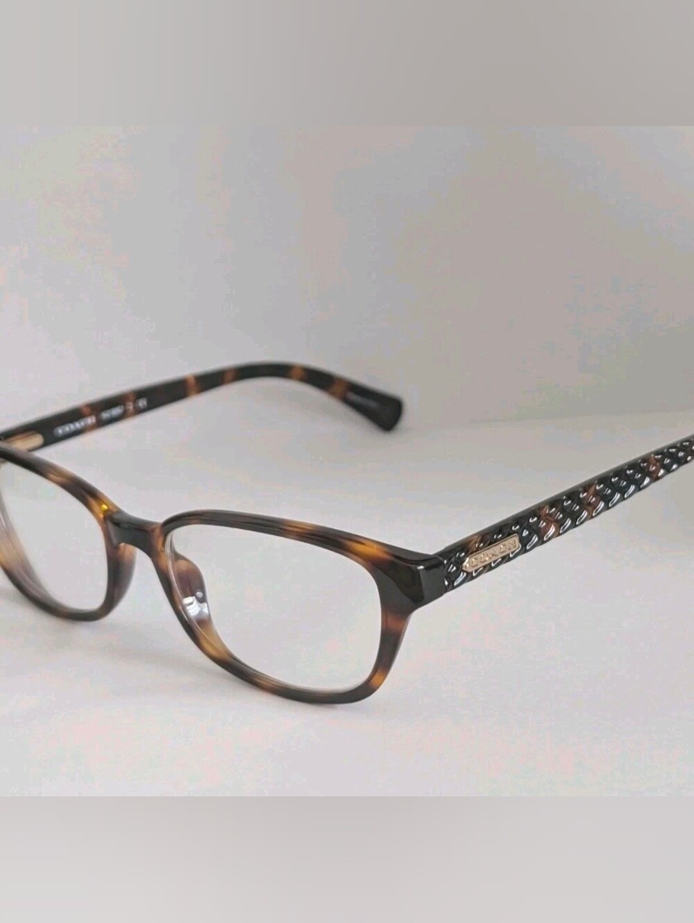 Coach HC6067F 5120 Dark Havana Rectangle Womens Eyeglasses 50mm